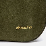Bolso multifuncional en serraje verde