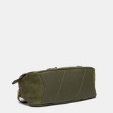 Bolso de hombro en serraje verde