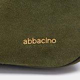 Bandolera en serraje verde