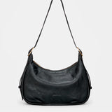 Bolso de hombro en piel negro