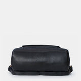 Mochila en piel negra