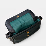 Bandolera en piel negra