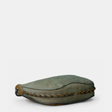 Bandolera en serraje verde