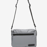 Men's crossbody bag in grey recycled materials