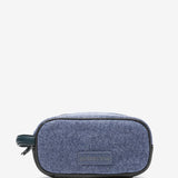 Women's felt toiletry bag in blue