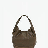 Bolso hobo de mujer de piel en verde