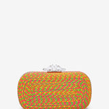 Clutch trenzado multicolor