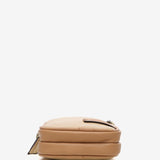 Mobile phone bag in beige