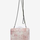 Square clutch in pink