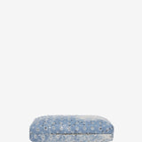 Blue square clutch