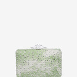 Green square clutch