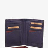 Portafoglio da uomo in pelle blu