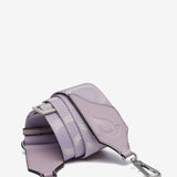 Wide removable shoulder strap in lavender