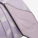 Wide removable shoulder strap in lavender