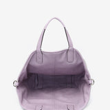 Reversible women's shopper bag in grey