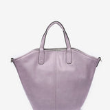 Reversible women's shopper bag in grey