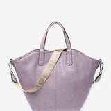 Reversible women's shopper bag in grey