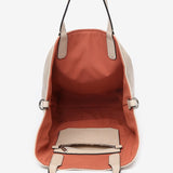 Reversible women's shopper bag in orange