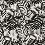 Black and white tropical print scarf