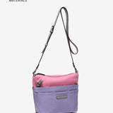 Bag organizer in recycled materials lavender