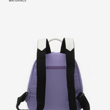 Women's backpack in lavender recycled fabrics