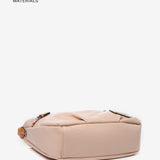 Women's crossbody bag in pink recycled materials