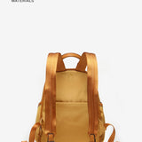 Women's backpack in recycled amber fabrics