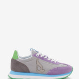 Women's die-cut sneaker in mauve