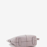 Small women's shopper bag in lavender leather