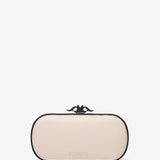 Beige party clutch