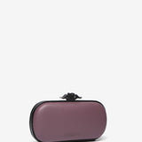 Purple party clutch