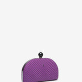 Purple party clutch