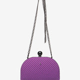 Purple party clutch