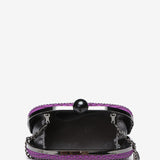 Purple party clutch