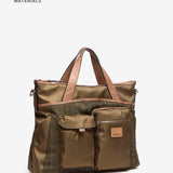 Green recycled materials laptop shopper bag