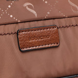 Shopper bag in recycled materials taupe