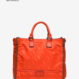 Bolso shopper en materiales reciclados naranja