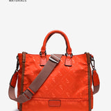 Bolso shopper en materiales reciclados naranja