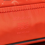 Bolso shopper en materiales reciclados naranja