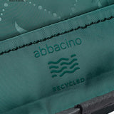Green recycled material shoulder bag