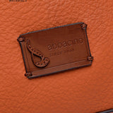 Zaino in materiale riciclato color cognac