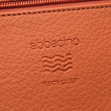 Zaino in materiale riciclato color cognac