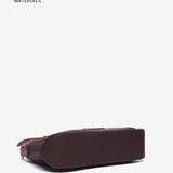 Bandolera en materiales reciclados burdeos