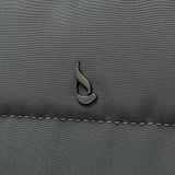 Bolso de mano grande de nylon en gris