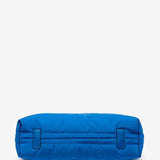 Bolso de mano grande de nylon en azul