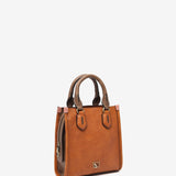 Small handbag in cognac