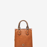 Small handbag in cognac