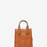 Small handbag in cognac