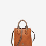 Small handbag in cognac