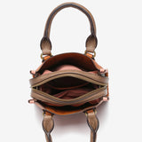 Small handbag in cognac